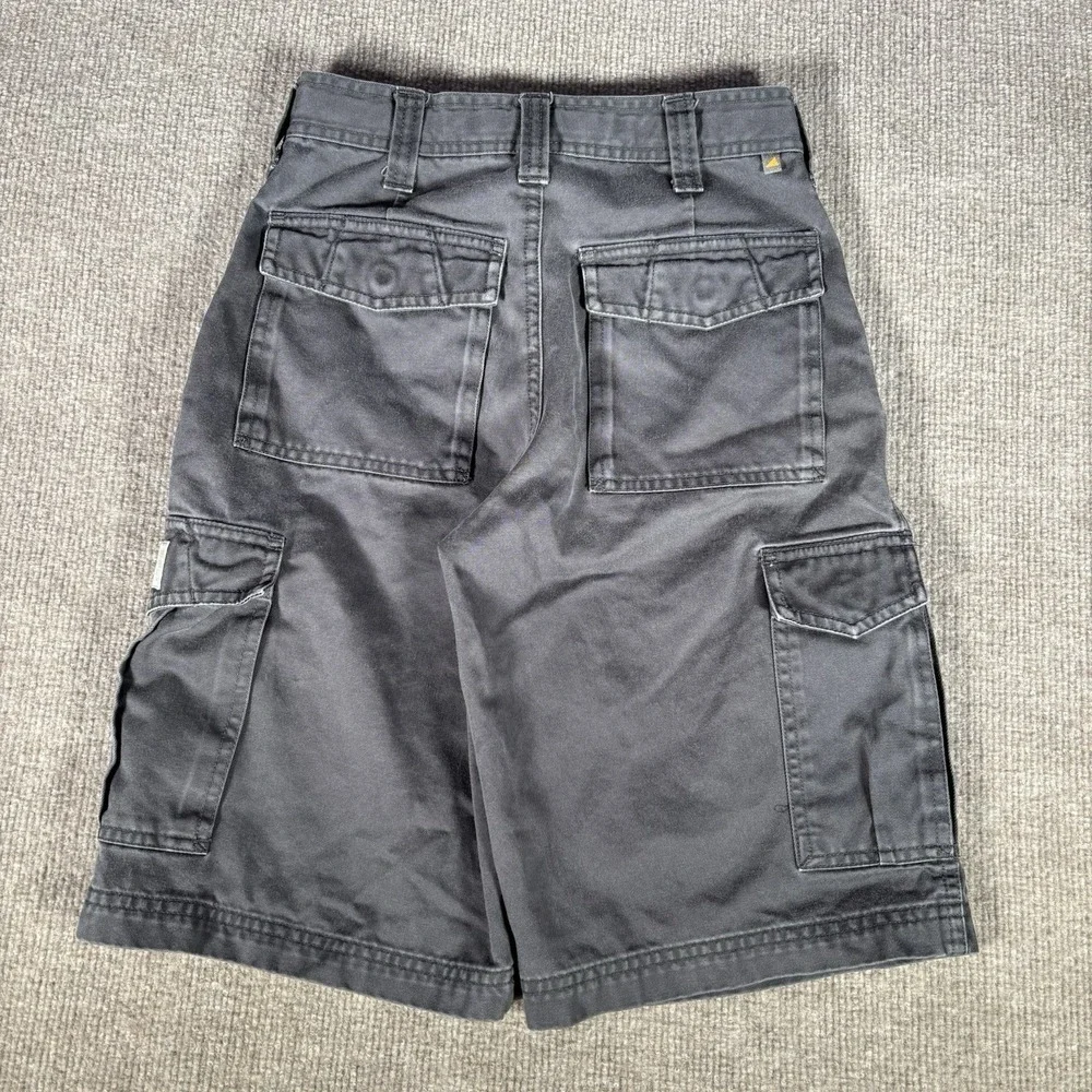 Vintage Urban Pipeline Cargo Shorts Youth Boys Size 10 Blue Baggy Drawstring Y2K